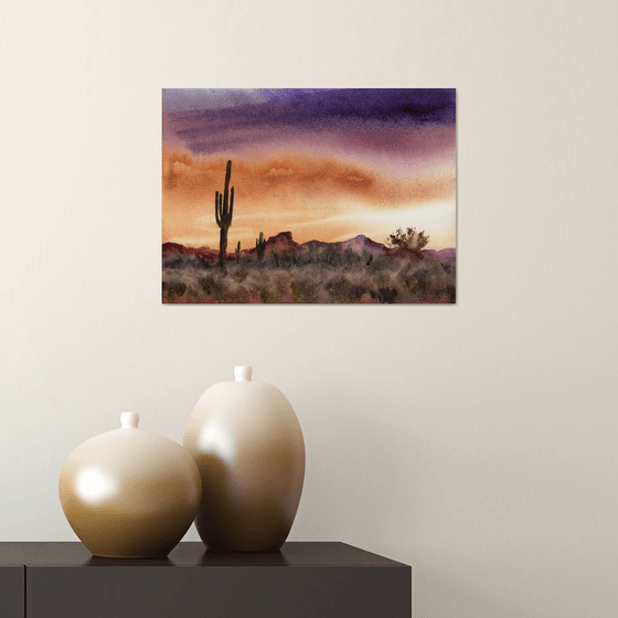 Desert Sunset Glow
