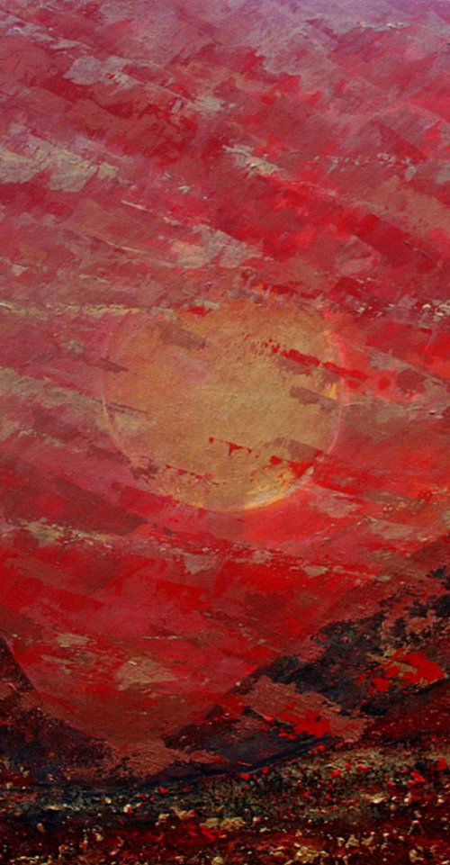 Lanzarote Sunset ( Large -102 cm x 81cm) by Paul J Best