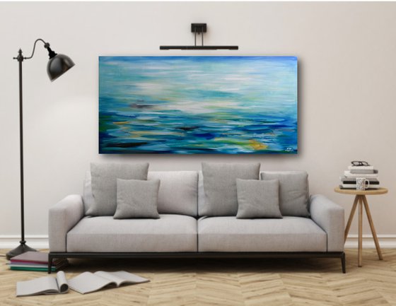 Teal Ocean - Abstract Seascape