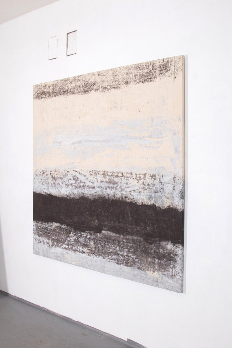 Abstract Acrylic Painting By Rokas Berziunas, 63 X 63", No. 24-56, Original Artwork