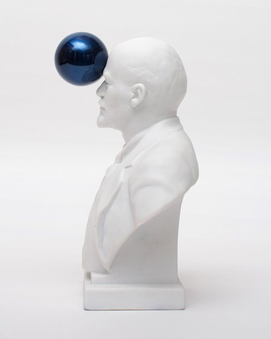 Lenin with Gazing Ball
