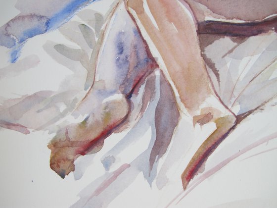 reclining female nude