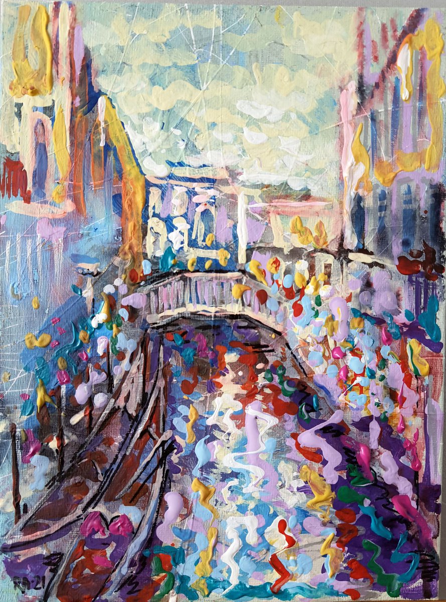 Bridge in Venice. by Rakhmet Redzhepov