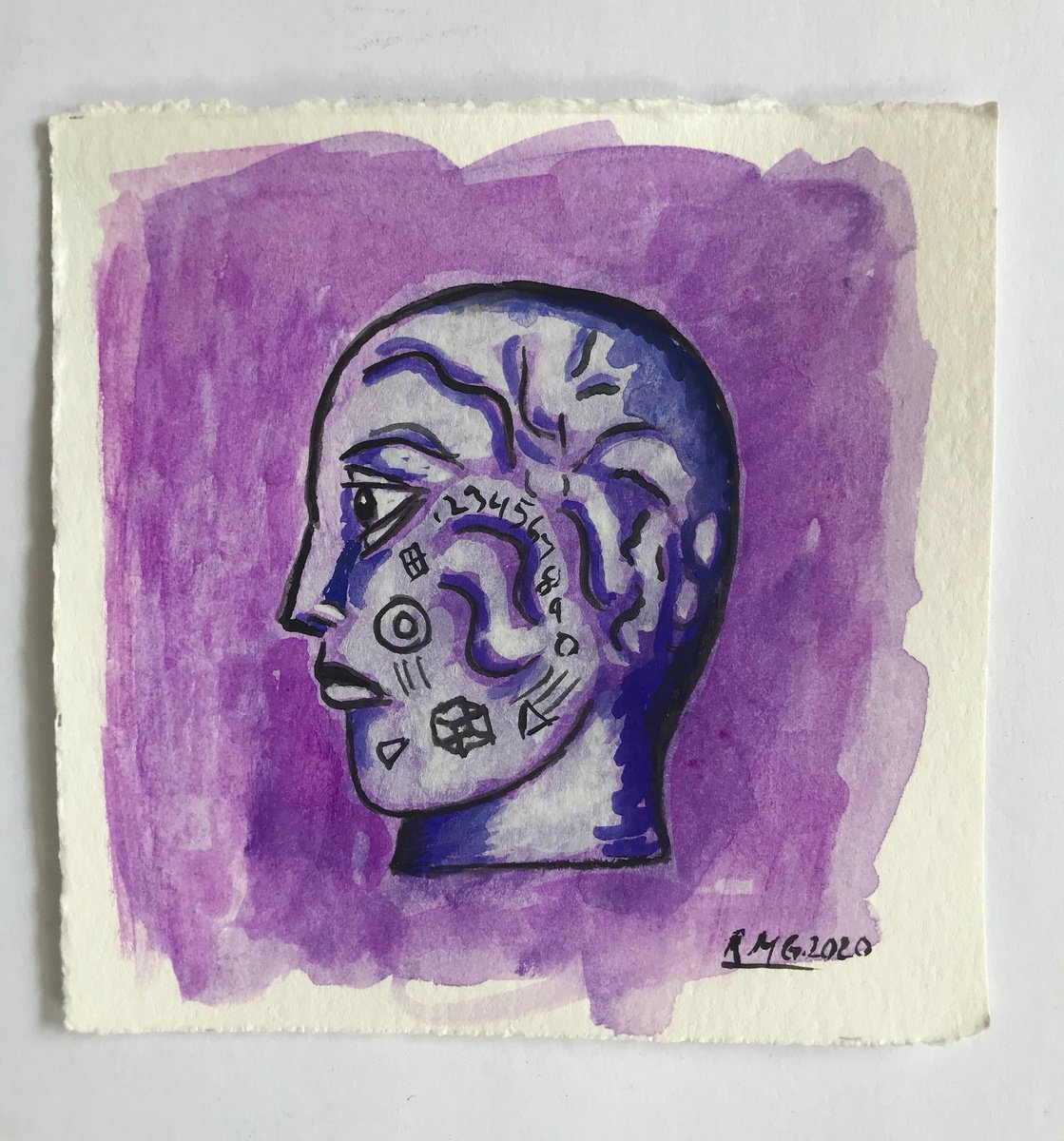 Purple Head’ by Roberto Munguia Garcia
