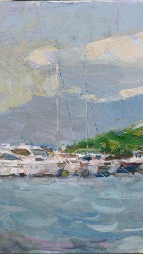 Brela, Croatia ,yachts. by Eugene Segal