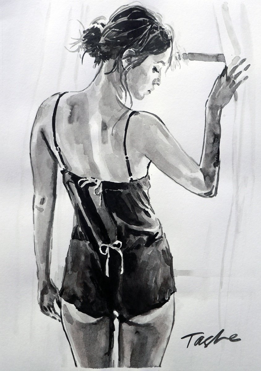 Urban And Pop Ink Drawing , Morning... By Tashe, 12 X 17, Artwork For Sale On Artfinder