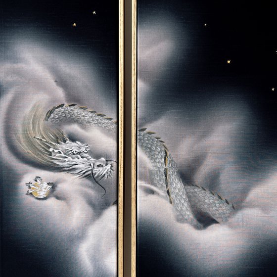 Dragon ~Wish~ (Kimono Upcycled)
