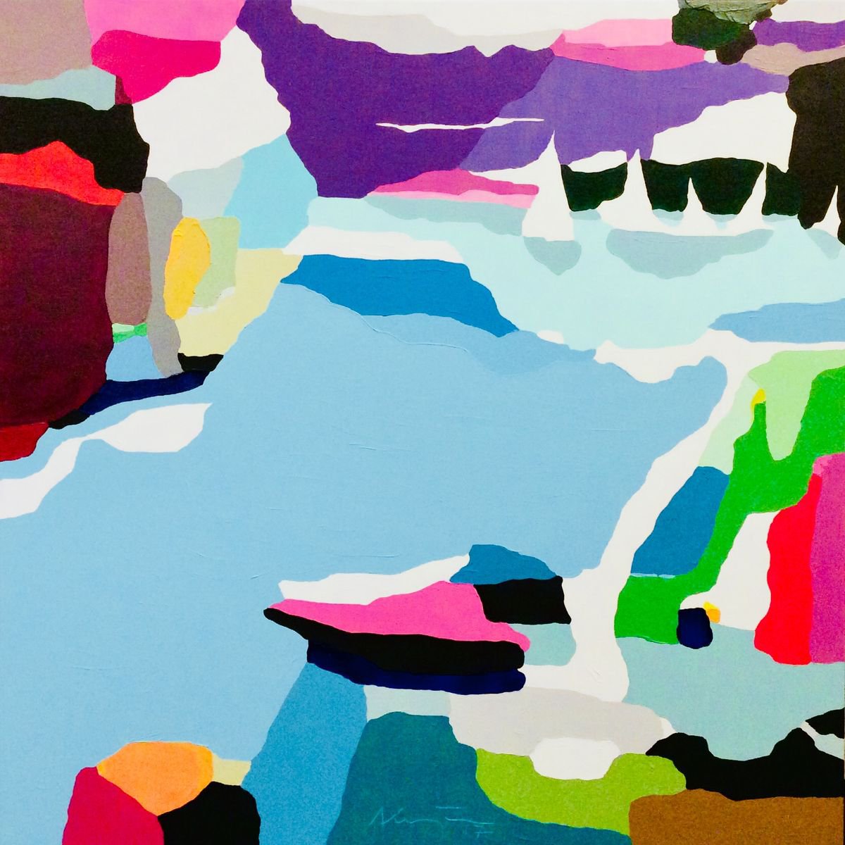 I´ve seen them fly by Alejos - Pop Art landscapes