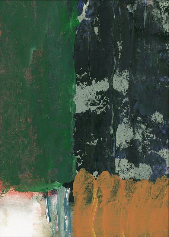 Set of 4 abstract paintings