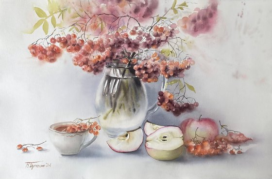 Tea which apples and roman