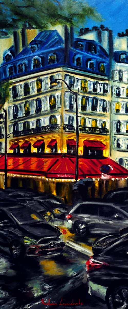 Evening Rush in Paris by Ruslana Levandovska