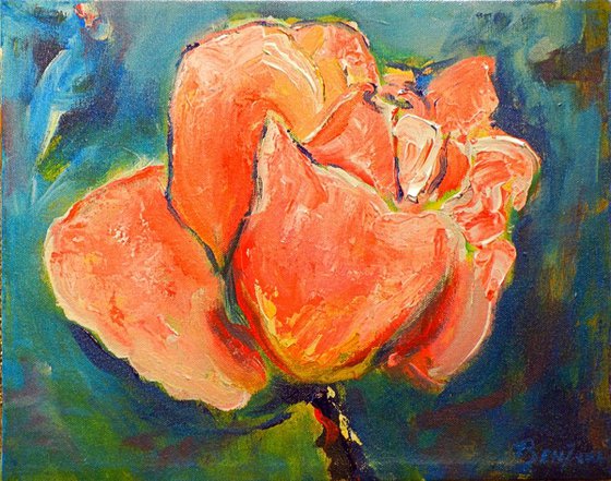 Pink Rose II 14x11