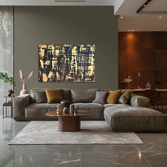 Gold Leaf 120x80x2