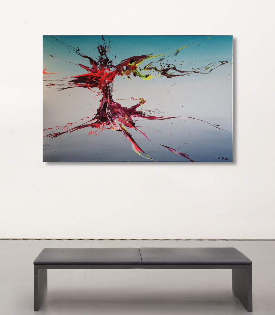 Roots to Crown (Spirits Of Skies 096118) - 120 x 80 cm - XXL (48 x 32 inches) by Ansgar Dressler