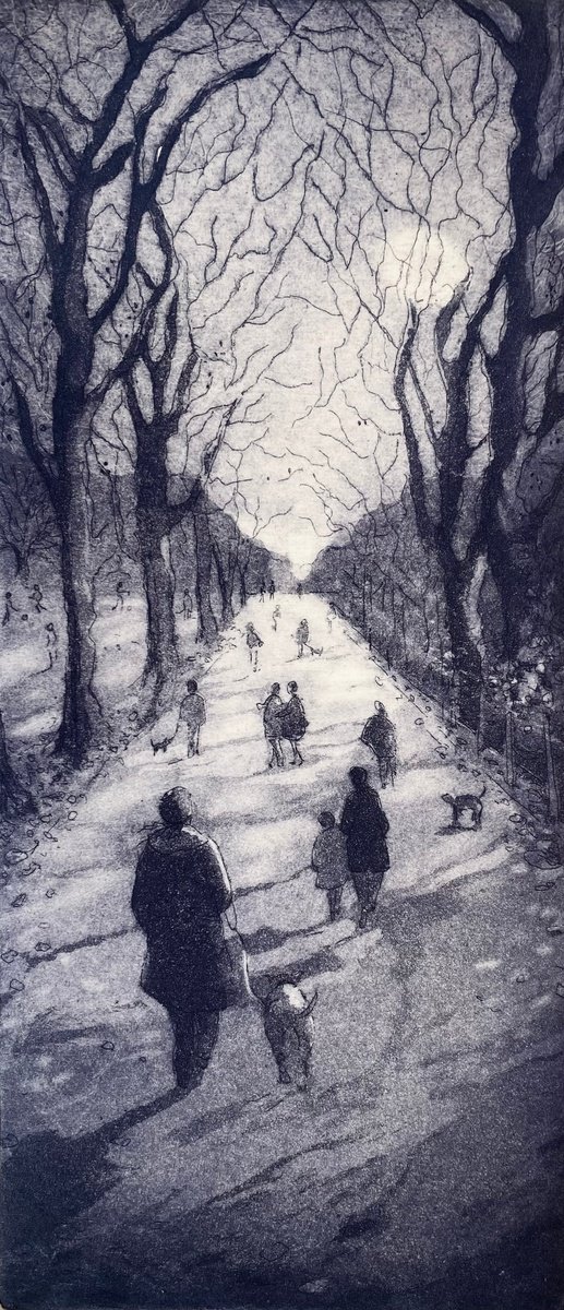 Winter Walk, Regent’s Park by Rebecca Denton