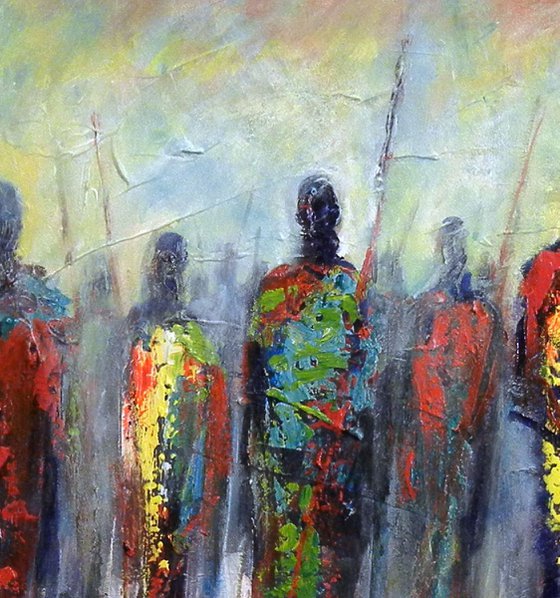 Masses - Maasai Warrior 60x48