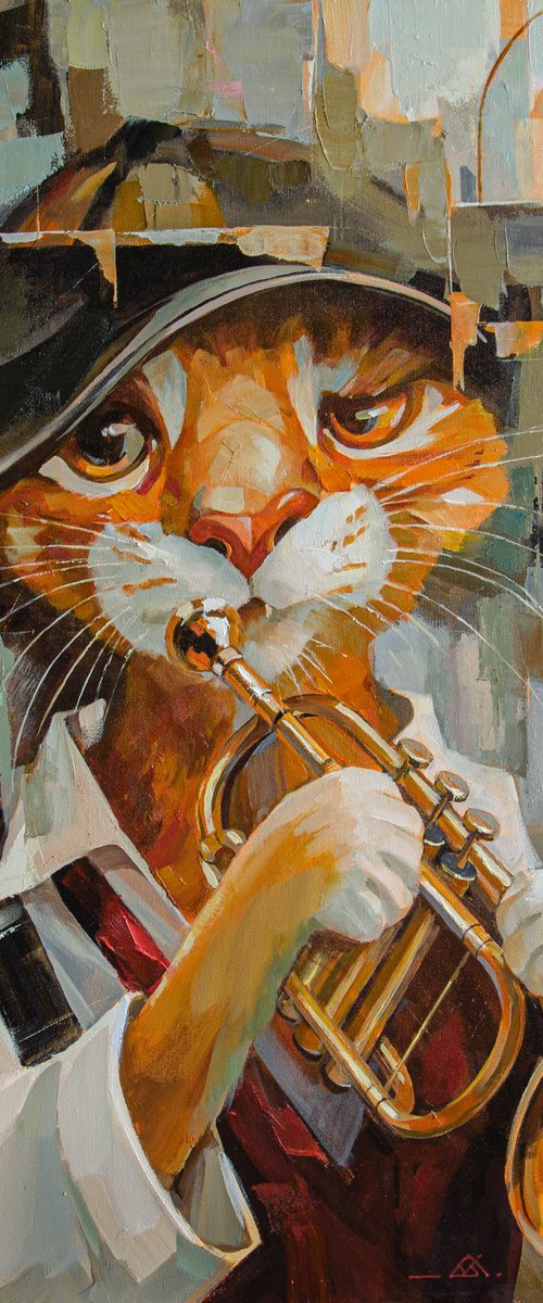 The Old Jazzman by Valentin