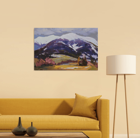 Breath of spring in the mountains