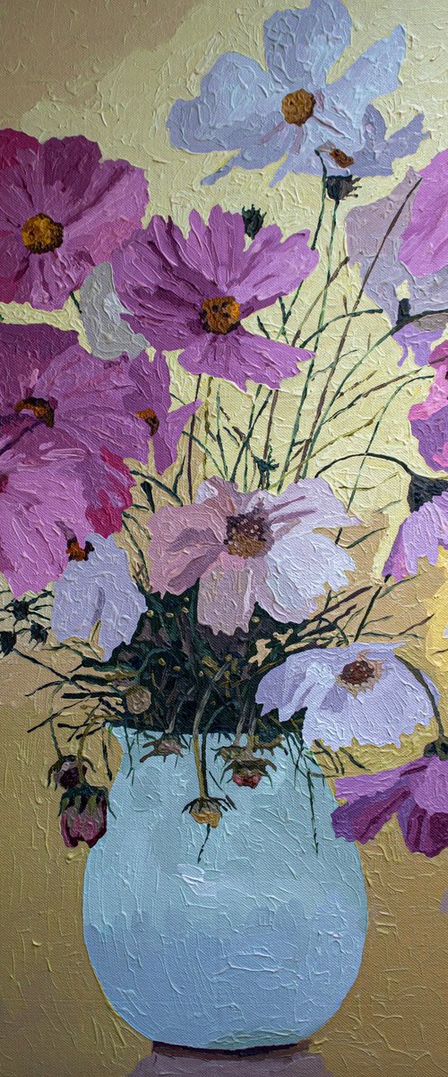 Daisies Vase abstraction by Kheder