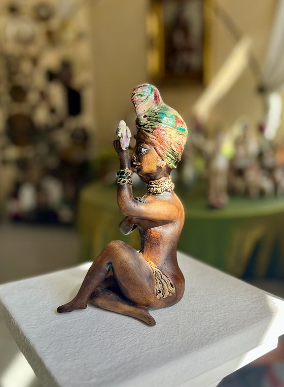 Meditation with a bird