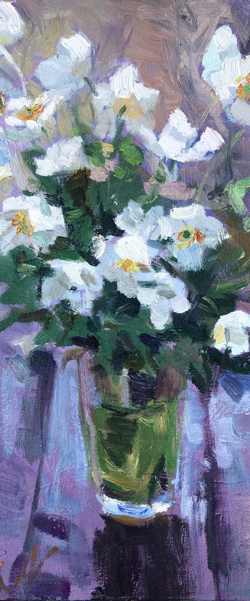 Anemones after the rain by Nataliia Nosyk