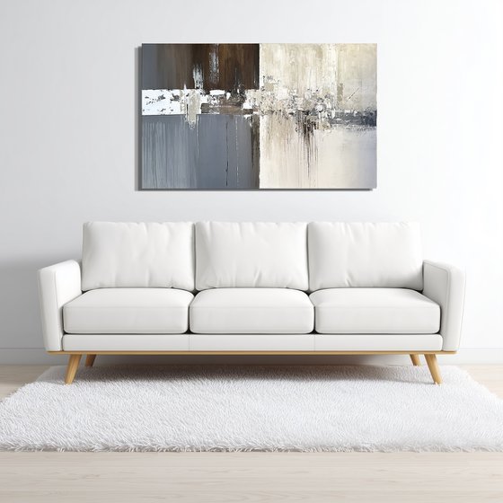 Balance of Contrast Brown Grey