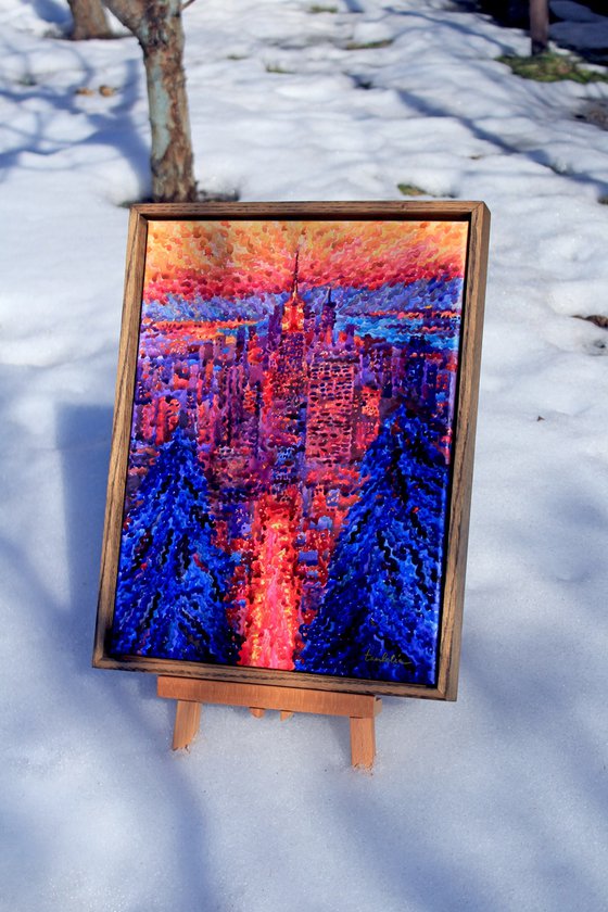 Winter Evening in New York City