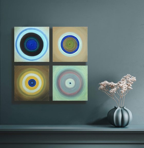 "Circles" polyptych
