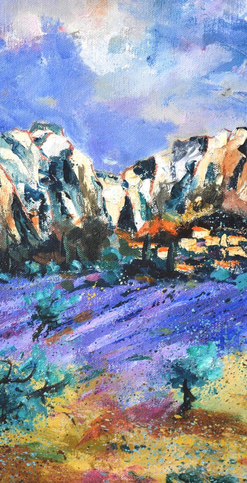 Lavender   in Provence by Pol Henry Ledent