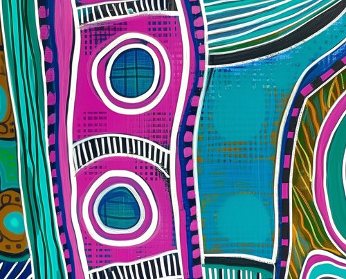 Geometric abstraction #44 by V+V Kniazievi