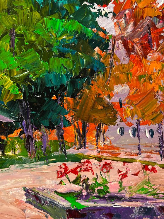 A Walk through the City Park