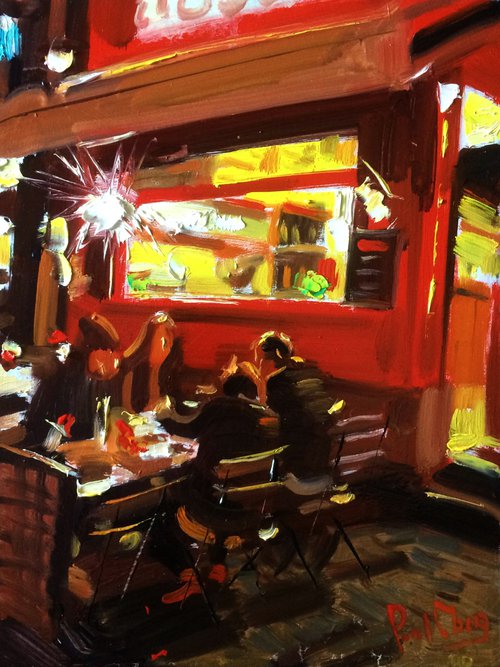 Red Cafe Chat by Paul Cheng