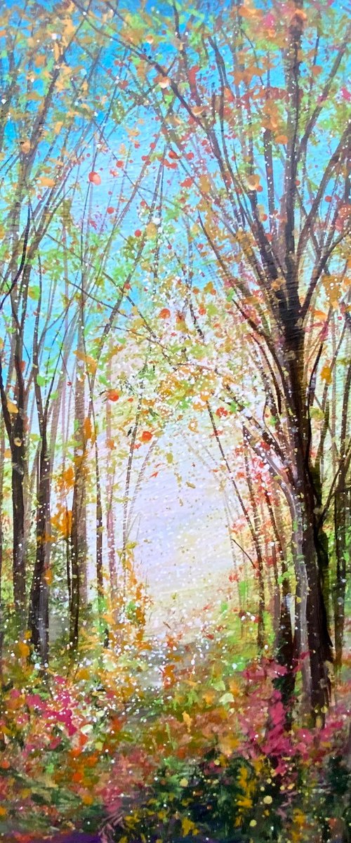 Autumn at Cuerden Valley II by Jan Rogers