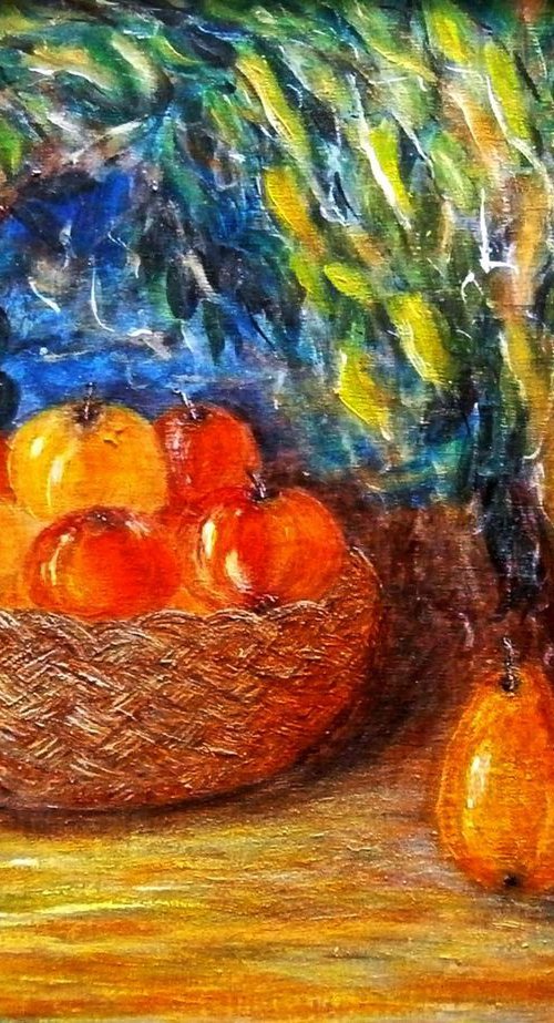 Still life with fruit 3.. by Emília Urbaníková