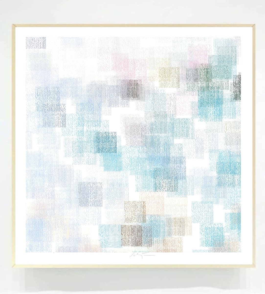 Impressionistic Giclee Print , Blue Morning Ii By Alejos, 17 X 17, Artwork For Sale On Artfinder