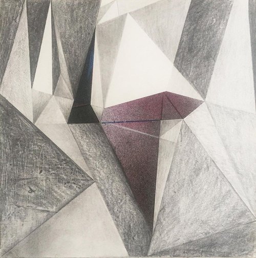 geometric study 10 [marching] by Nancy Marisa Arlt
