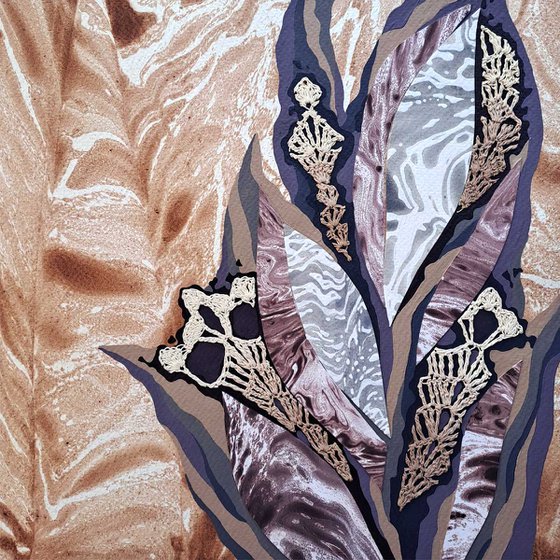 Set of 3 «Calm Tropics»