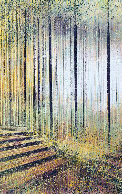 Avenue Of Trees In Morning Light by Marc Todd