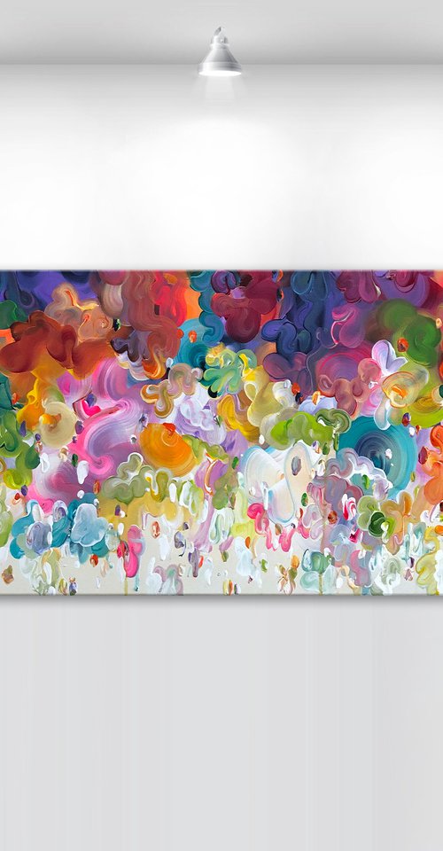 'Ludere iris' - 60x20" by Tatiana Georgieva