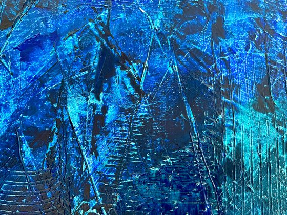 Blue abstract no. 19620-2