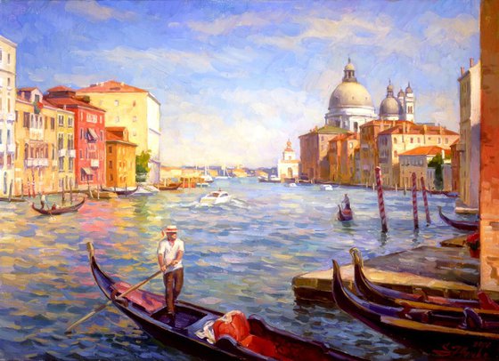 Venice. Grand canal, 46x63cm, 2006