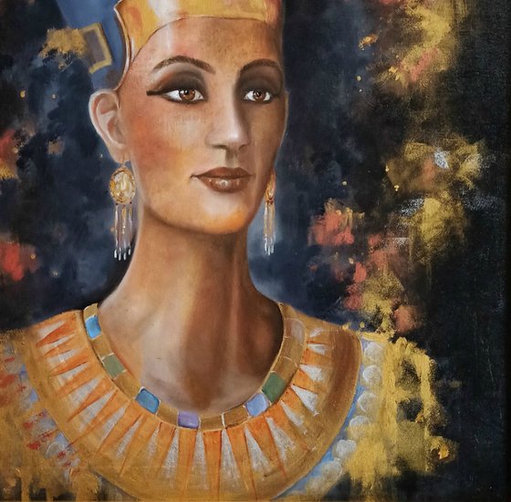 Nefertiti - portrait - original painting