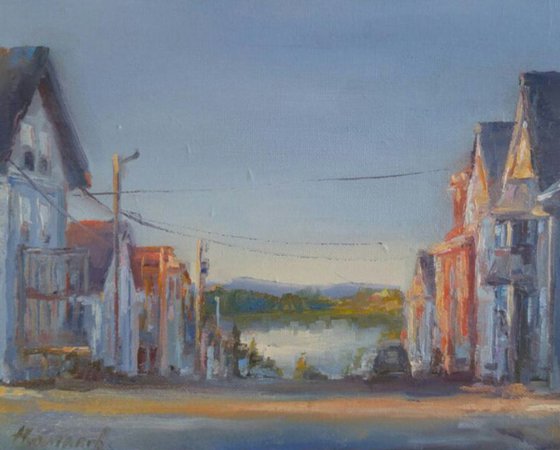 Lunenburg morning (8×10")