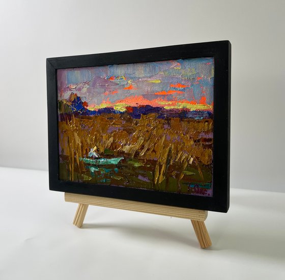 Evening on the river