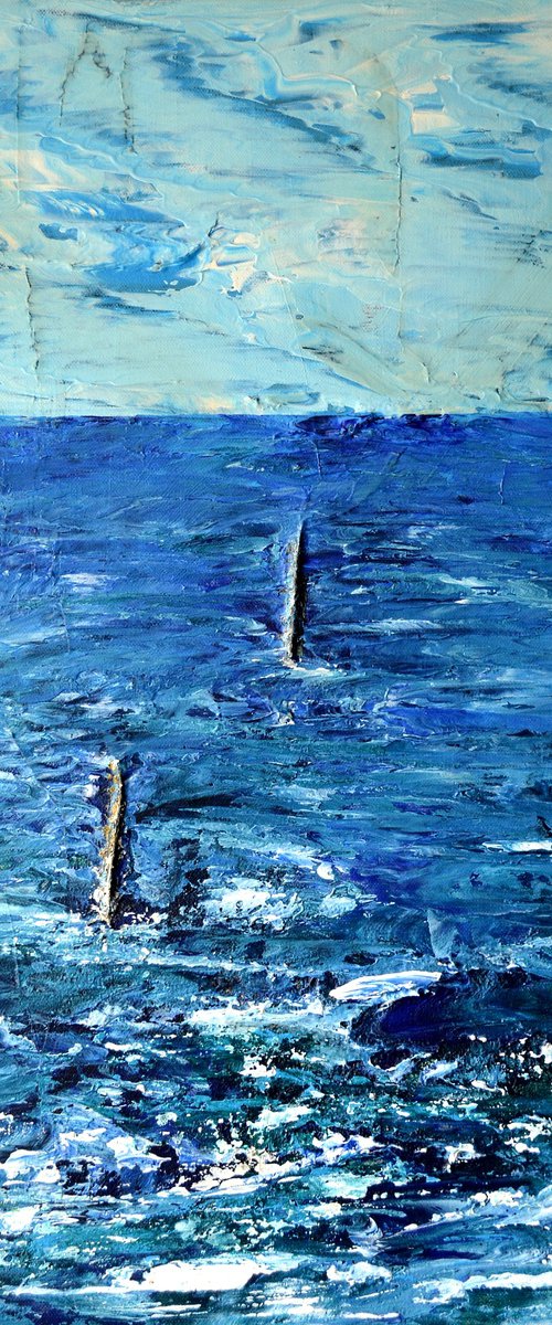 ABSOLUTE BLUE by Thierry Vobmann. Abstract .