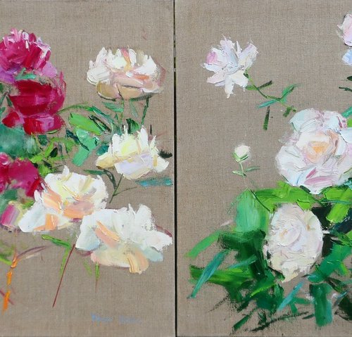 " Peonies  " by Yehor Dulin