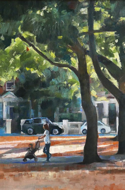 A hot Day - Parsons Green by Isabel Hutchison