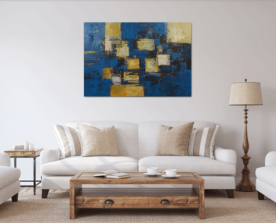 Blue Sky And Sunshine  (Large, 130x90cm)