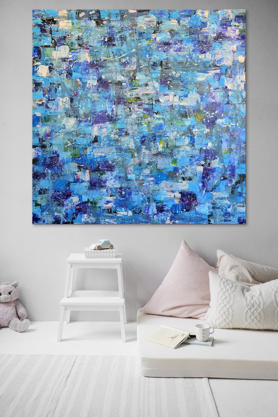 The Deep - Palette Knife Textured art