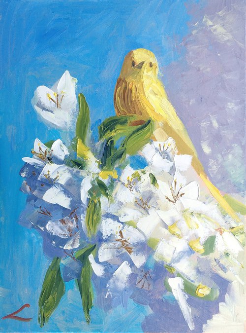 Spring bird by Elena Sokolova